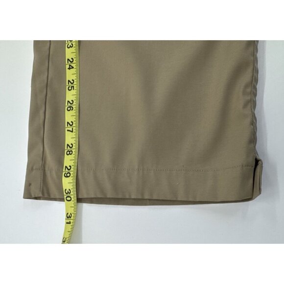 Nike Golf Pants Mens 40x30 Khaki Performance Dri Fit Tech Stretch Flat Casual - Picture 12 of 13